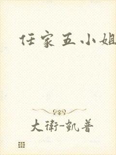 任家五小姐封面