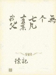 我有七个无敌师父叶凡