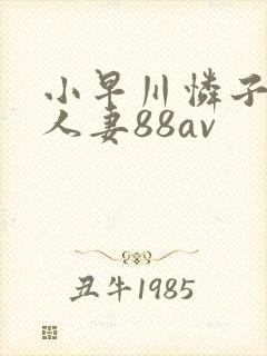 小早川怜子邻居人妻88av