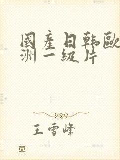 国产日韩欧美亚洲一级片