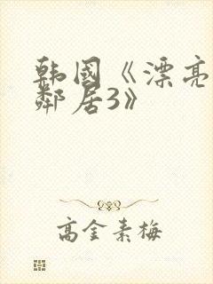韩国《漂亮的女邻居3》