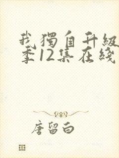 我独自升级第二季12集在线观看