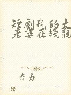 短剧我的大小姐老婆在线观看