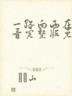 一路向西在线观看完整版免费