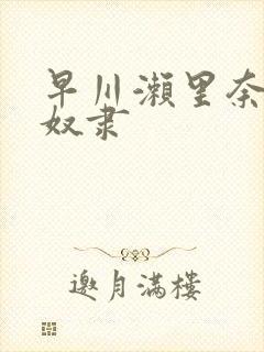 早川濑里奈爱的奴隶封面