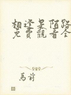 相逢是陌路短剧免费观看全集