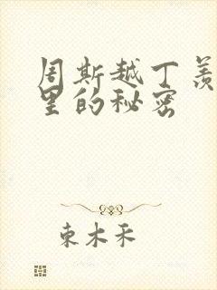 周斯越丁羡暗格里的秘密