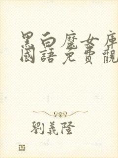 黑白魔女库伊拉国语免费观看封面