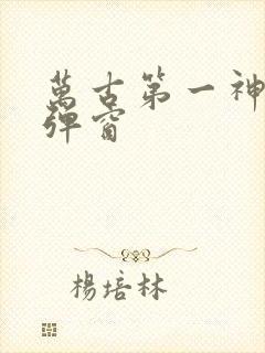 万古第一神 无弹窗