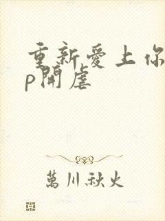 重新爱上你副cp开虐封面