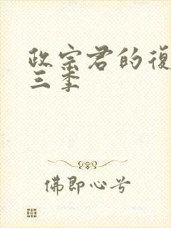 政宗君的复仇第三季封面