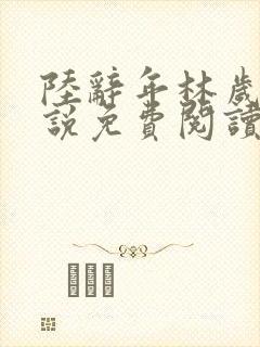 陆辞年林岁安小说免费阅读最新章节