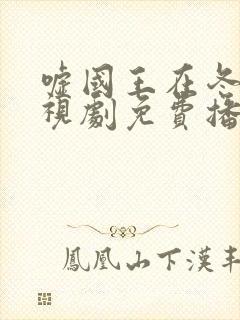 嘘国王在冬眠电视剧免费播放全集