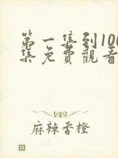 第一集到100集免费观看封面
