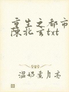 重生之都市仙尊陈北玄txt