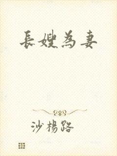 长嫂为妻封面