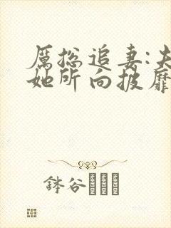 厉总追妻:夫人她所向披靡短剧