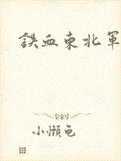 铁血东北军封面