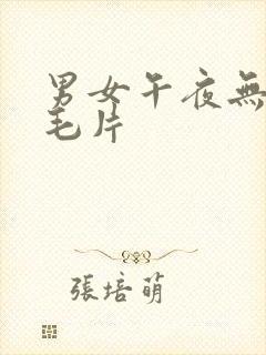 男女午夜无遮挡毛片