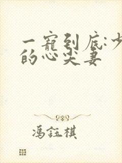 一宠到底:少爷的心尖妻