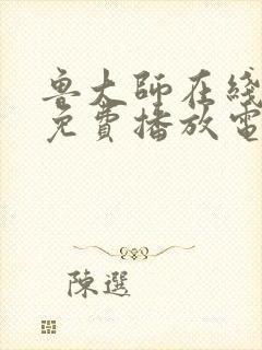 鲁大师在线观看免费播放电视剧全部