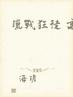 猎战狂徒 高清封面