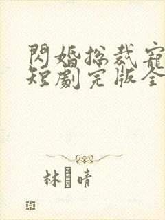 闪婚总裁宠上天短剧完版全集