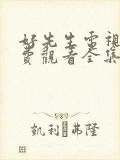 好先生电视剧免费观看全集完整版高清