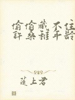 偷偷藏不住段嘉许桑稚年龄差