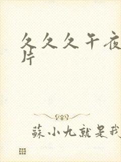 久久久午夜免毛片