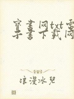 宝书网txt电子书下载网站