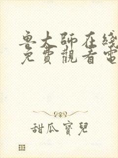 鲁大师在线影视免费观看电视剧全集