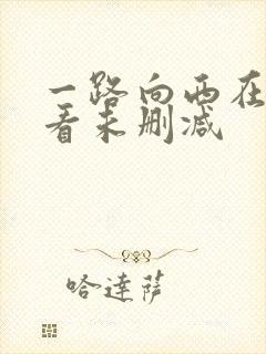 一路向西在线观看未删减