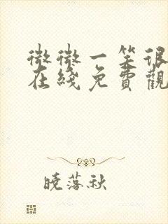 微微一笑很倾城在线免费观看全集