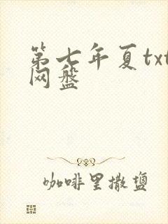 第七年夏txt网盘