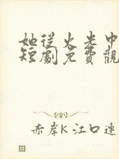 她从火光中走来短剧免费观看