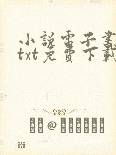 小说电子书下载txt免费下载