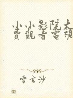 小小影院大全免费观看电视剧最新