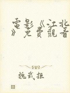 电影《江北财阀》免费观看