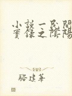 小说一民间诡闻实录之阴阳先生