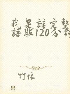 我是谁完整版国语版120分钟免费观看封面