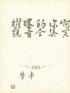 耀眼的你啊免费观看全集完整版