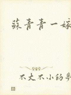 苏青青一嫁三夫