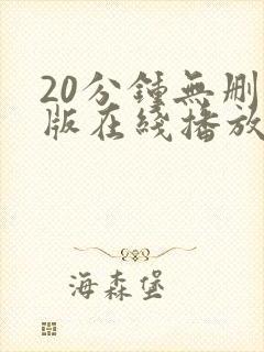 20分钟无删减版在线播放封面