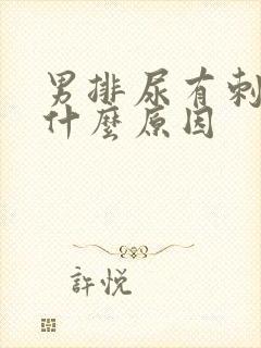 男排尿有刺痛感什么原因