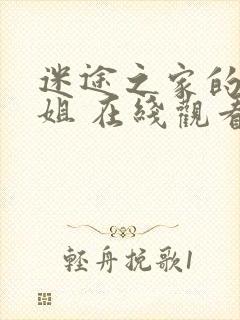 迷途之家的大姐姐 在线观看