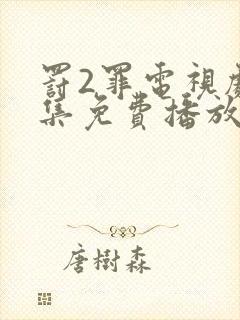 罚2罪电视剧全集免费播放