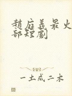 赵庭义最火的十部短剧