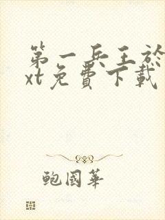 第一兵王于枫txt免费下载