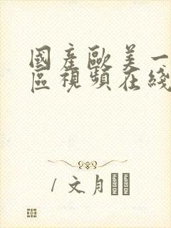 国产欧美一区二区视频在线播放